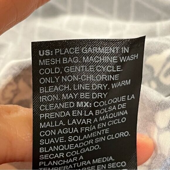 WHBM long sleeve dress with chain details on the back - Picture 10 of 12